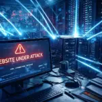 攻撃を受けるサーバ